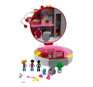 POLLY POCKET Target Bullseye Adventure Playset 97% Complete Portable - Picture 1 of 7