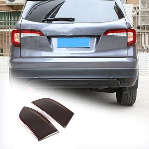 ABS Blackened Rear Fog Light Cover Tail Fog Lamp Trim For Honda Pilot 2019-2022 - Picture 1 of 12