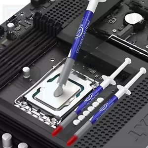 Heat Sink Thermal Compound Silicon Cooling Paste Grease PC CPU Processor Syringe - Picture 1 of 9