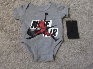 Nike Air Jordan Jumpman Baby Boys One Piece Bodysuit Top Newborn - Picture 1 of 2