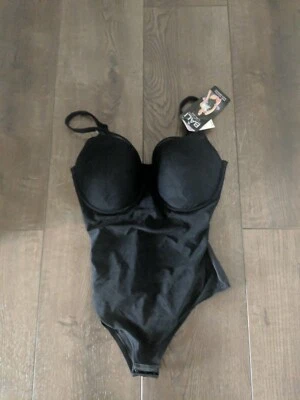 NUEVO Bali Ultra Ligero Cuerpo Briefer Modelador Control Firme Encaje con Aros 34D $64 Foto 1 de 4