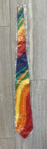 Bob Mackie Silk Rainbow Tie  - Picture 1 of 4