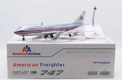 JC WINGS  AMERICAN AIRLINES BOEING B747-100 1:200 DIECAST XX20290 IN STOCK - Image 1 of 3