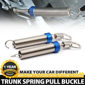 2Pcs Blue Adjustable Automatic Car Trunk Boot Lid Lifting Metal Spring Kits Trim - Picture 1 of 10