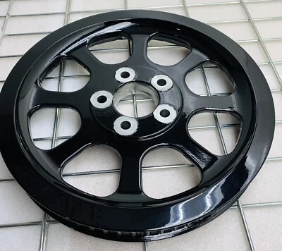 HARLEY PULLEY  SOFTAIL 40295-00 HERITAGE OEM 2000  -06 BLACK 70T FXST EXCHANGE - Image 1 of 4