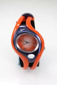 Nike Watch Men WR0078 D394392 VG71-5080 Plastic 100m Team Non-working Orange - Picture 1 of 6