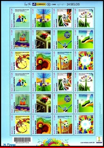 3265 Brazil 2014 WORLD CUP CHAMPIONSHIP, SOCCER/FOOTBALL, FIFA, SHEET MNH - Picture 1 of 2