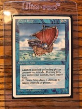 Pirate Ship X (4) MTG 4th Edition EX/NM- 4RCards