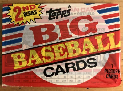 1988 Topps Big Baseball Cards Pack 2nd Series Andre Dawson Cubs Showing On Top - Image 1 of 4