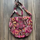 Vera Bradley Carnaby Print Quilted Saddle Up Crossbody Bag With Magnet Closure