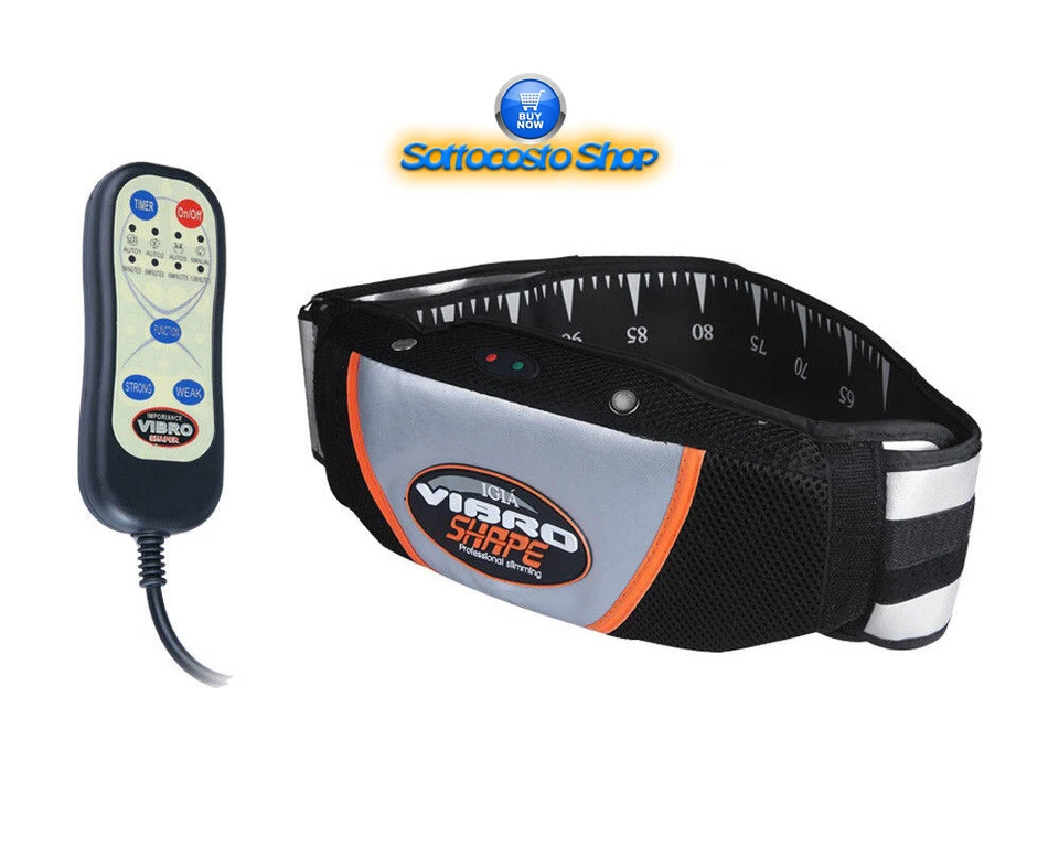 CINTURA DIMAGRANTE MASSAGGIANTE VIBRANTE VIBRO SHAPE MASSAGGIO CALORE ADDOMINALI