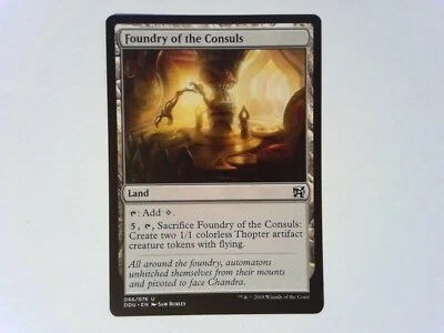 Foundry of the Consuls	 Duel Decks: Elves vs. Inv - Magic the Gathering MTG Land - Image 1 of 2