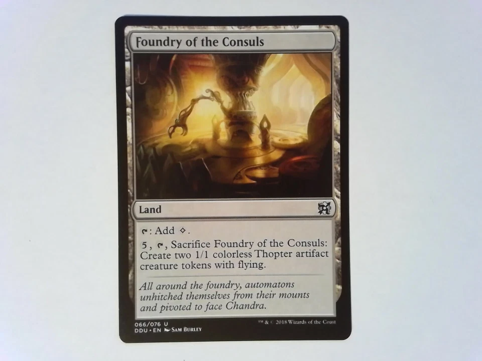 Foundry of the Consuls	 Duel Decks: Elves vs. Inv - Magic the Gathering MTG Land - Image 1 of 2