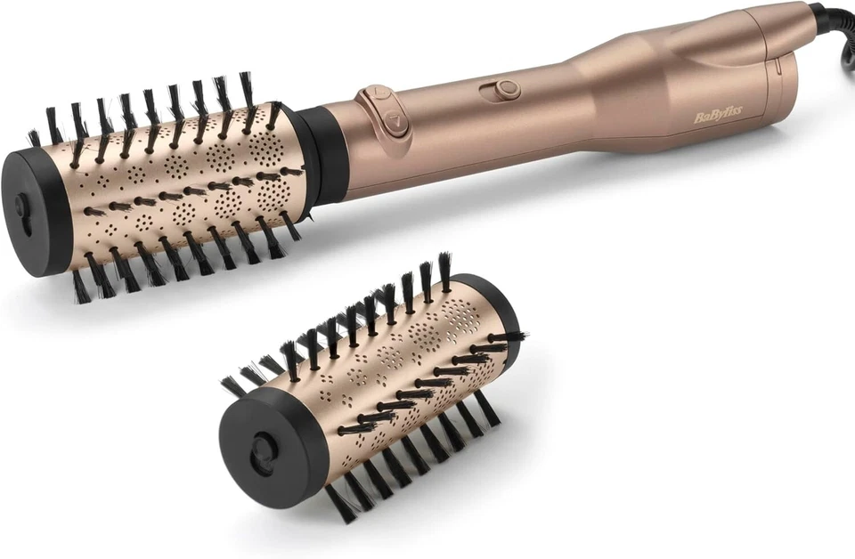 Babyliss AS952E Big Hair Dual gold Warmluftbürste Ionen-Technologie Anti-Frizz