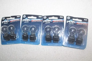 8 Bulbs- Peak 3157LL-BPP Wedge Base S8 Shape 12.8V/27W Automotive Miniature Lamp - Picture 1 of 3
