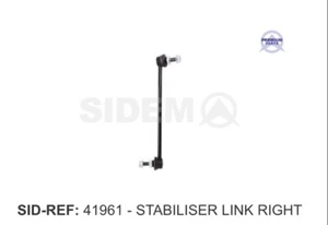SIDEM 41961 , Front Right Tie Rod stabiliser Arm For NISSAN X Trail T32 - Picture 1 of 1