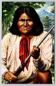 Postal Gerónimo Chiricahua Apache Nativo Americano 1993 FDC USPS Serie Occidental - Imagen 1 de 2