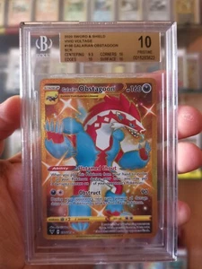 Pokemon Card 2020 PSA BGS 10 GALARIAN OBSTAGOON 198/185 Vivid Voltage PRISTINE - Bild 1 von 2
