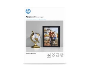 HP Q5456A, A4/210 x 297 mm, Advanced Glossy Photo Paper, 250 gsm, 25 Sheets, Whi - Afbeelding 1 van 9