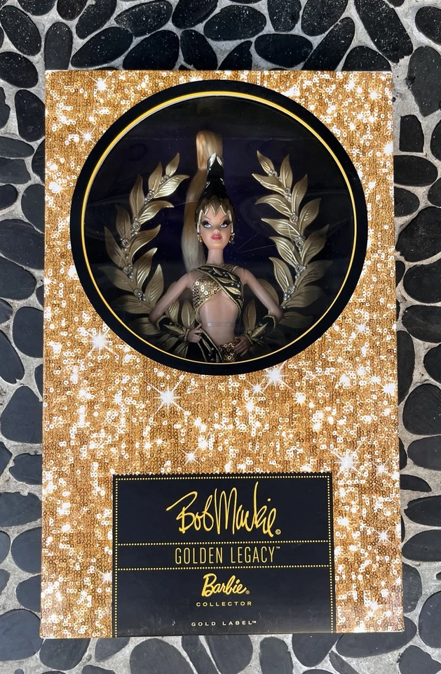 Barbie Golden Legacy Doll by Bob Mackie Gold Label 2009 Edition - Image 1 of 2
