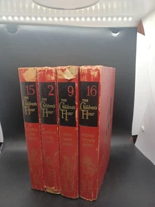 Set Of 4 The Children's Hour Story Book 1953 Science Fiction + - Picture 1 of 24