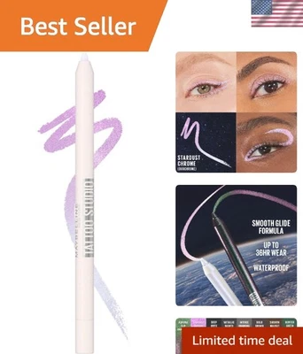 Long-Lasting Stardust Chrome Eyeliner Pencil - Rich Pigment with 36 Hour Hold - Image 1 of 4