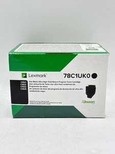 Lexmark 78C1UK0 Black Ultra High Yield Toner Cartridge - Picture 1 of 6