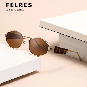 Metal Polygon Retro Sunglasses Women Personality Traveling Driving Glasses UV400 - Picture 1 of 39