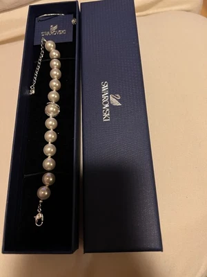SWAROVSKI  Armband / verstellbar * neuwertig * Perlen - Bild 1 von 3