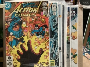 LOTTO 15 FUMETTI ACTION COMICS #541-747 DC 1982 GEORGE PEREZ - Foto 1 di 15