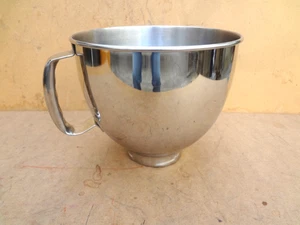 KitchenAid Mixer KSM150 Stainless Steel Mixing Bowl with Handle 5 qt (BOWL ONLY) - Picture 1 of 4