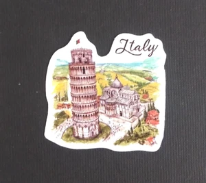 Adesivo Italia Mondiali Siti Viaggi 1,75" x 1,78" (H) - Foto 1 di 2