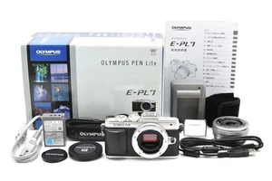 [Near MINT++]"Count3847" Olympus PEN Lite E-PL7 Silver M.ZUIKO 14-42mm EZ Lens - Picture 1 of 24