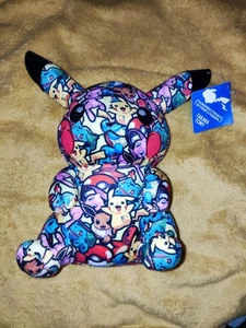 Graffiti Pikachu Takara Tomy Plush Soft Toy Brand New With Tags - Picture 1 of 5