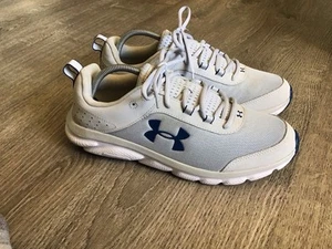 Under Armour Mens Size 10.5 Charged Assert 9 Grey Gray Sneaker Shoes 3021952-112 - Picture 1 of 14
