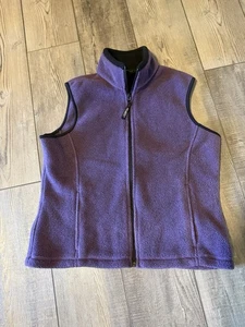 Chaleco Eddie Bauer Polartec polar púrpura para mujer talla mediana - Imagen 1 de 6