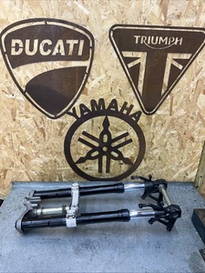 Kawasaki Zx6r 2007-2008 Gabeln und Joche vorne 18000 km sauberer Zustand - Bild 1 von 24