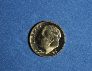 1974-S ROOSEVELT PROOF ONE DIME #P31209 - Bild 1 von 2