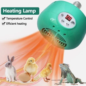Chicken Farm Heat Lamp with Remote Control Heater Fan for Poultry and Reptiles - Picture 1 of 15