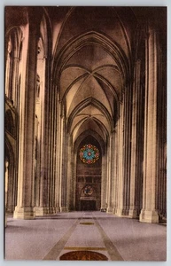 The Nave Cathedral of St John the Divine New York NY UNP Albertype Postcard T26 - Picture 1 of 2