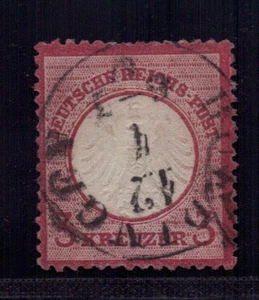 Imperio alemán Michel número 9 sellado - Imagen 1 de 2