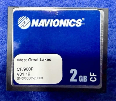 Navionics Platinum CF/900P West Great Lakes 2007 Compact Flash Chart Card - Bild 1 von 2