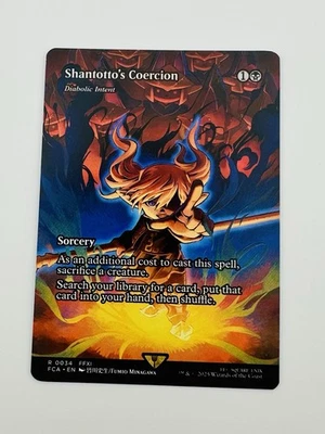 Shantotto's Coercion - Diabolic Intent (Non-foil) [Showcase] FCA 0034 Rare MTG - Image 1 of 2