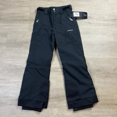 Spyder Olympia Pants Exo Shield Ski Snow Black Girls Youth Size 10 NWT - Image 1 of 2