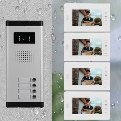 Familienhaus Video Türsprechanlage 2-Draht Bus Video Türklingel Sprechanlage DE - Bild 1 von 4