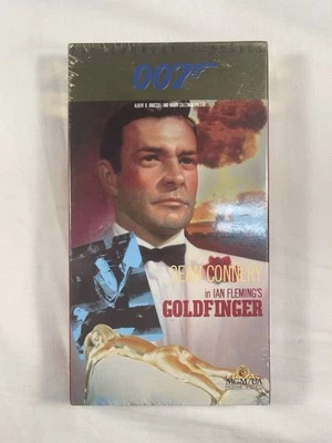 Vintage VHS Tapes The Connery Classics - James Bond - Goldfinger - Still Sealed Foto 1 de 4