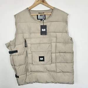 Weekend Offender Gillet Utility Men's Size XL  Tactician Padded  Beige Pocket - Picture 1 of 13