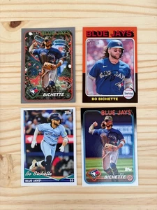 Lot of 4 - BO BICHETTE Baseball Cards - Toronto Blue Jays ! MLB - Picture 1 of 2