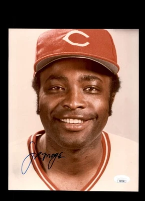 Joe Morgan JSA Coa Signed  8x10 Photo Autograph Reds - Image 1 of 2