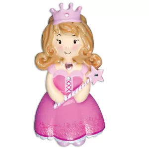 Christbaumschmuck Kind Prinzessin Mädchen rosa personalisiert - Bild 1 von 1